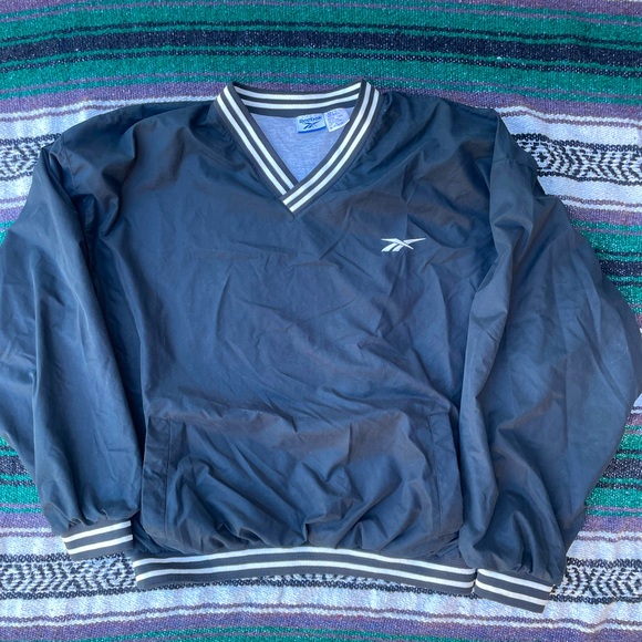 VINTAGE REEBOK WINDBREAKER PULLOVER SIZE LARGE - Picture 1 of 1